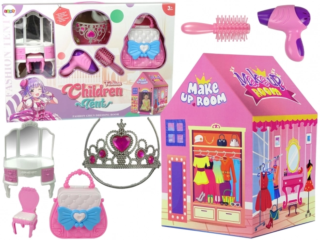 Princess Play Tent with Beauty Accessories