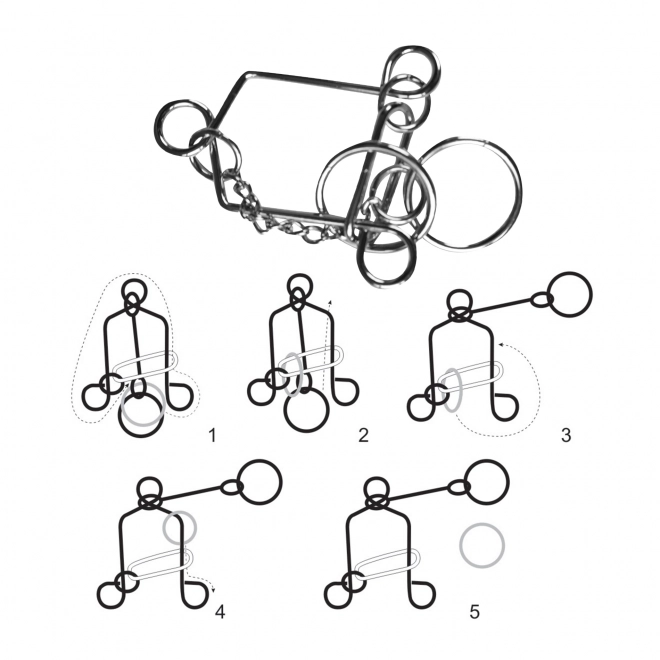 Metal Brain Teaser Puzzle