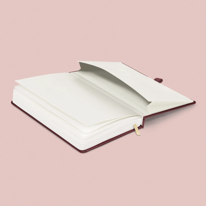 Notique dotted notebook in burgundy