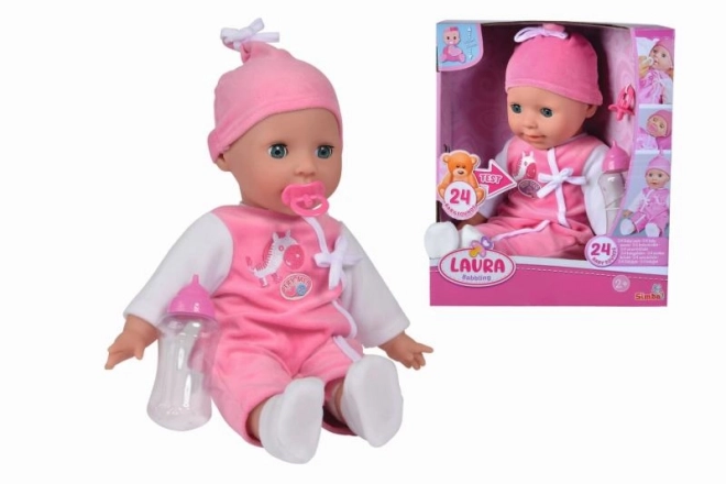 Baby Doll Laura with Sounds 38cm