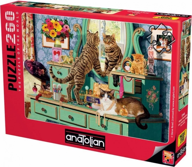 Anatolian puzzle cat vanity table 260 pieces