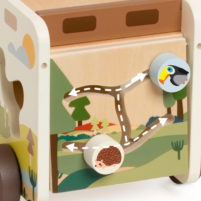 Inserto safari in legno Auto