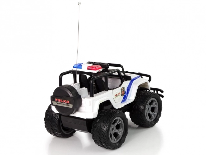 Remote Controlled Police Jeep with Light Effects