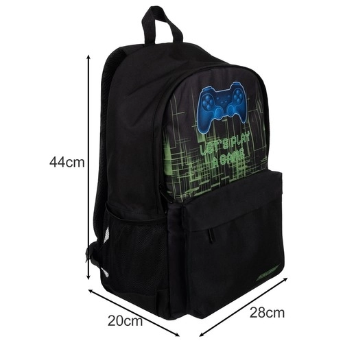 School Backpack with Gamer Design 22L