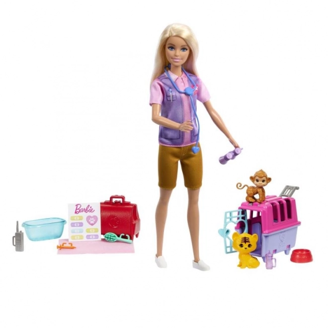 Barbie Rescues Animals Doll - Blonde