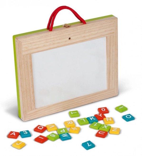 Wooden Educational Suitcase 4-in-1 with Magnetic Board and Accessories