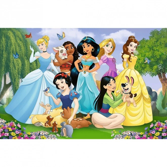 Trefl Disney Princesses In the Garden Super Shape XL Puzzle - 104 Pieces