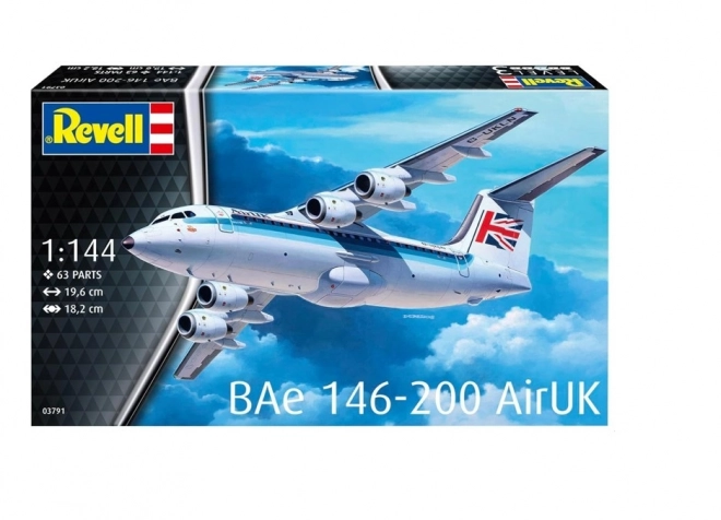 Plastic Model BAE 146 RJ85 Airplane