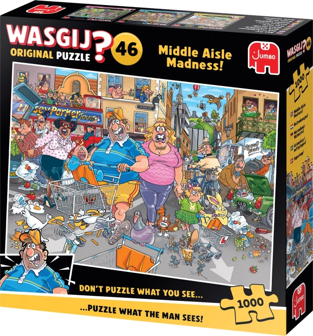 Jumbo Puzzle Wasgij: Follia in via centrale 1000 pezzi