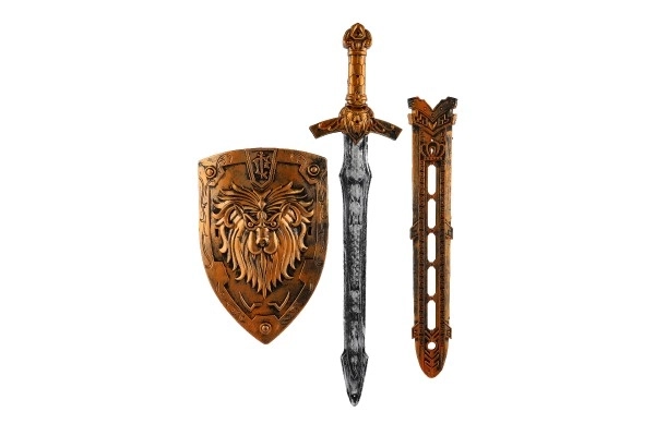 Toy Sword with Shield and Sheath