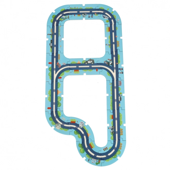 City Police Puzzle Track Set