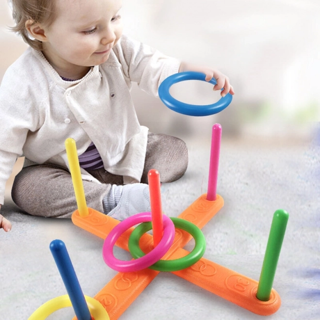 Colorful Ring Toss Game