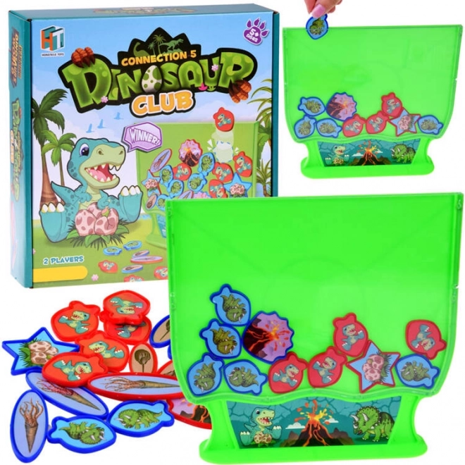 Dinosaur Connect 5 Strategy Game