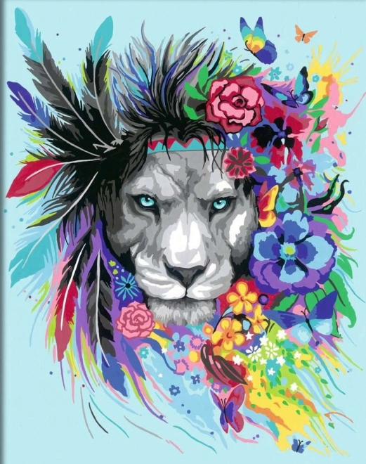 Boho Lion Art by CreArt