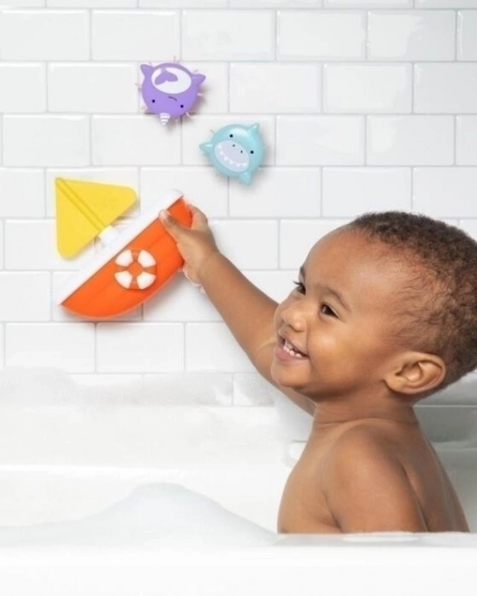 Zoo Tip & Spin Bath Toys