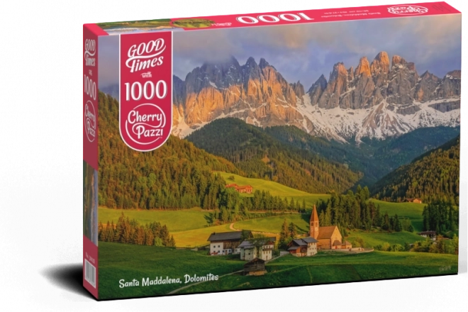 Santa Maddalena Dolomites 1000 Piece Puzzle