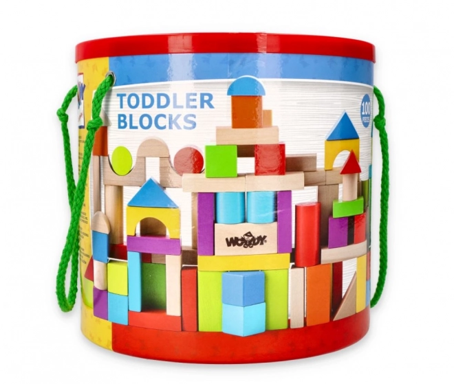 Colorful Wooden Blocks Set