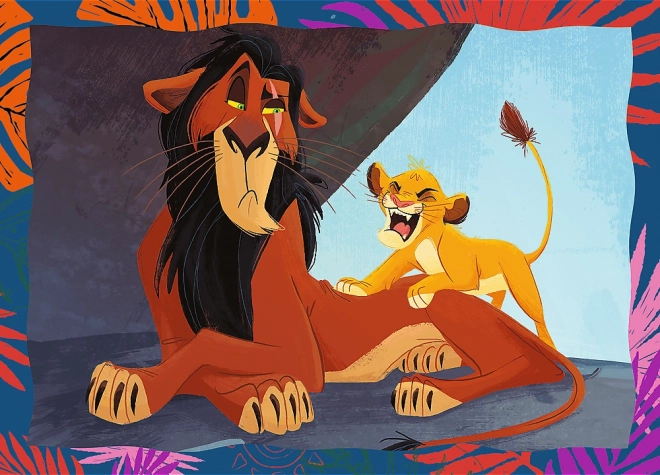 Brave Lion King 4-in-1 Puzzle