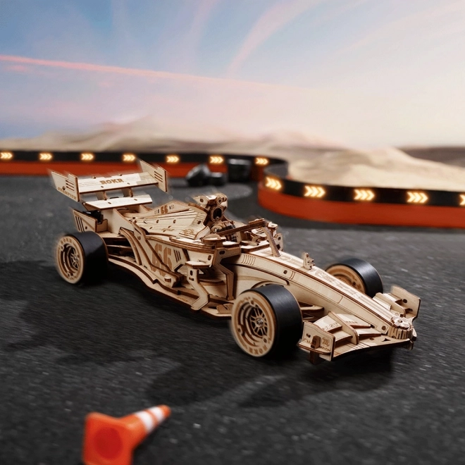 3D Wooden Puzzle Racing Car