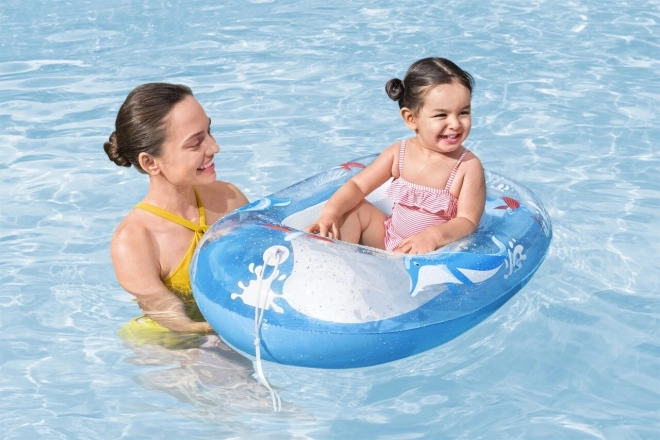 Inflatable Dolphin Boat for Kids 3+