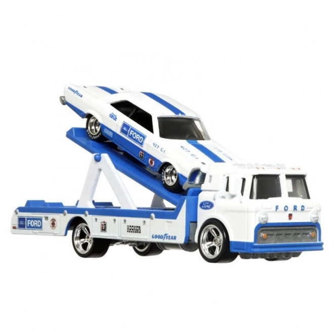 Hot Wheels Truck and Race Car Set