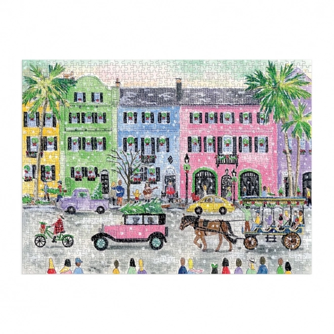 Christmas in Charleston Puzzle by Michael Storrings