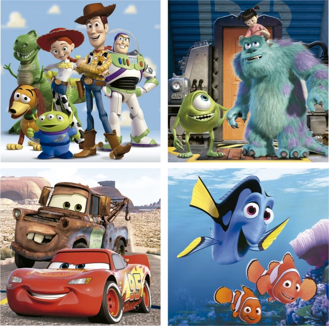 Educa Disney Pixar Progressive Puzzles 4-in-1