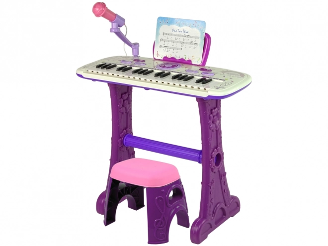 Pink Electric Keyboard for Kids