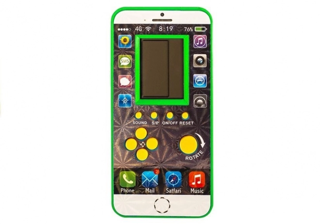 Electronic Tetris Game Mobile Green