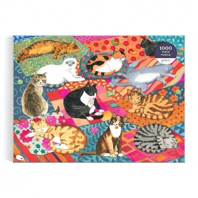 Relaxing Cats 1000-Piece Puzzle