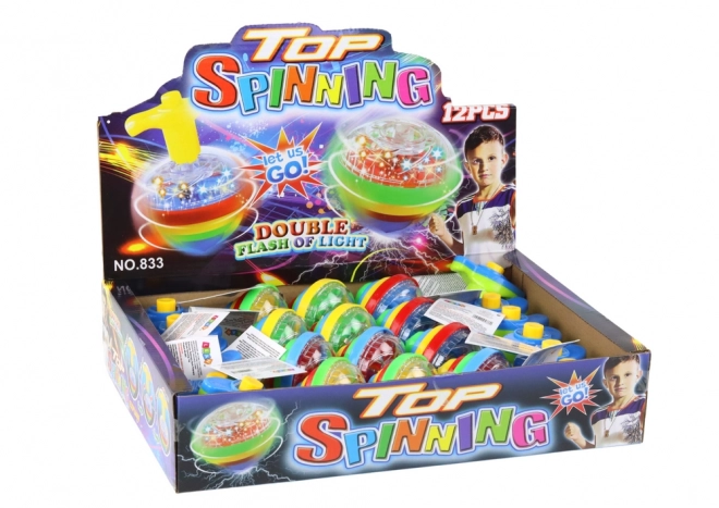 Colorful Light-Up Spinning Top