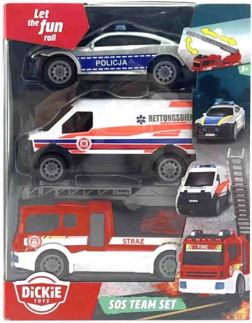 Sada záchranných vozidel SOS – 3 ks