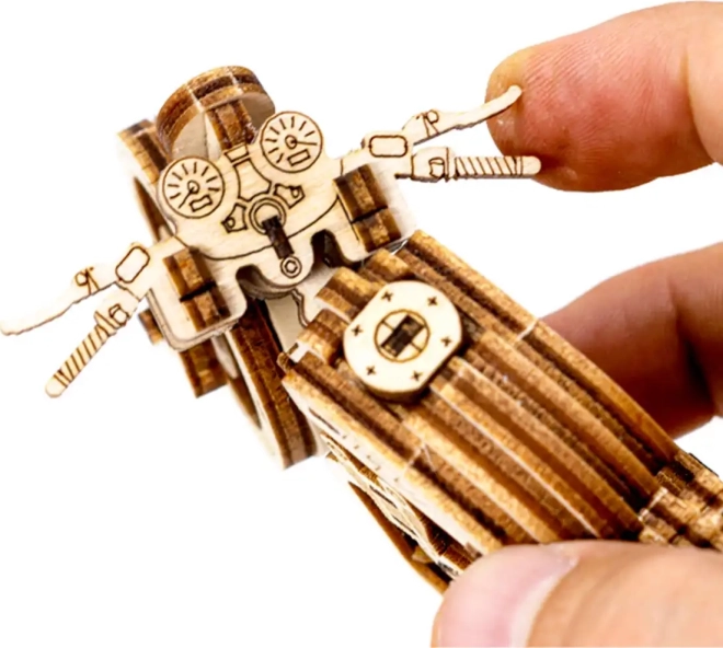 Puzzle 3D Legno Moto Café Racer