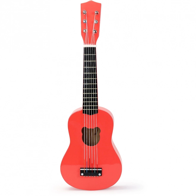 Orange Wooden Guitar For Kids