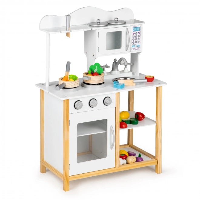 Wooden Children's Kitchen with Accessories by Ecotoys