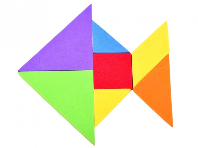 Colorful Foam Tangram Puzzle