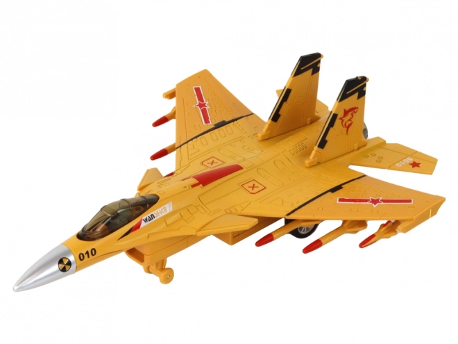 Friction-Powered Fighter Jet Model