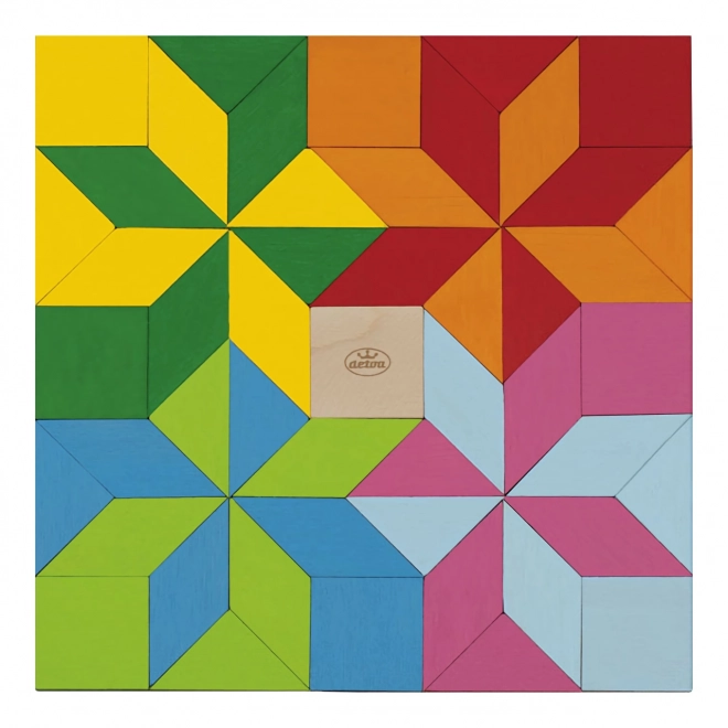 Educational Wooden Block Mosaic