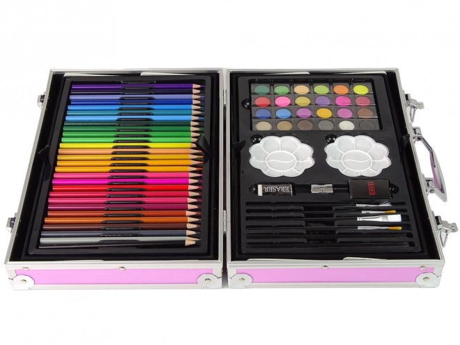 Large Pink Unicorn Art Set with 145 Pieces