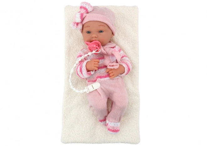 Baby Doll with Striped Sweater and Pink Accessories