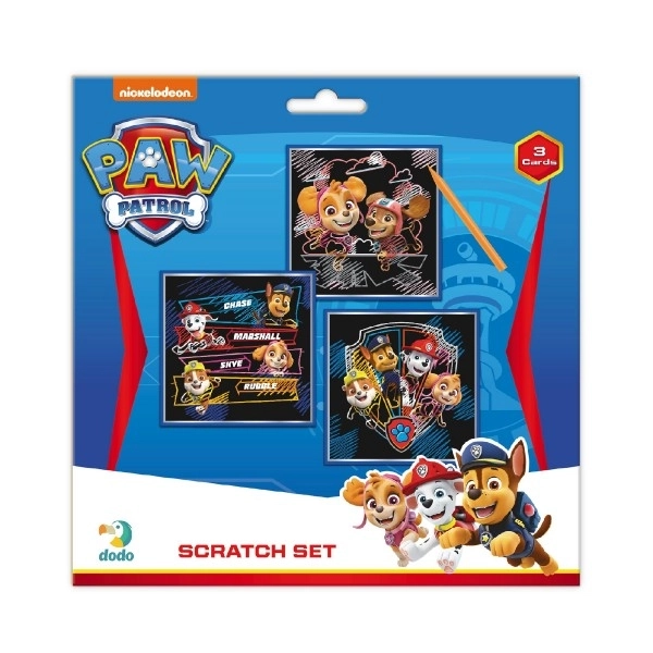 Paw Patrol Color Scratch Art Set