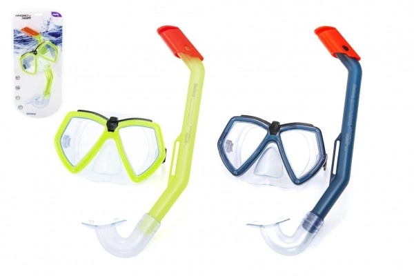 Set da immersione maschera + boccaglio 32cm 2 colori in blister 7+