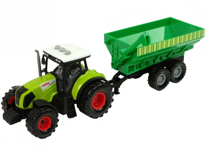 Farm Tractor and Trailer Set