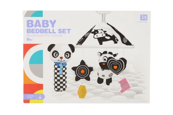 Contrast Plush Animal Nursery Mobile