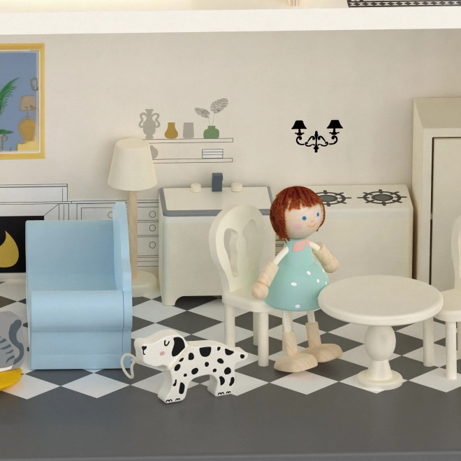 CLASSIC WORLD Casa delle Bambole in Legno Vintage