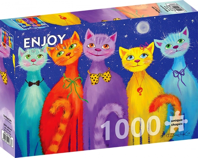 Smiling Cats Puzzle 1000 Pieces