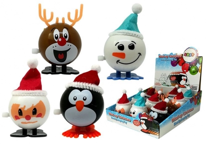 Wind-Up Christmas Toys Set