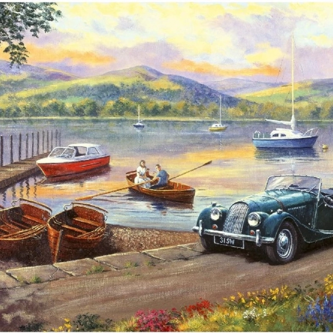 Puzzle Scoperta delle Bellezze dei Laghi 500 Pezzi