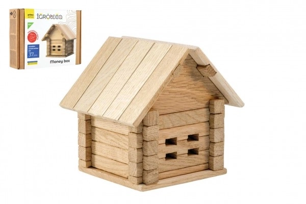 Wooden House Building Set