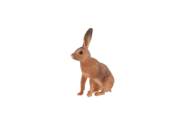 Field Hare Plastic Figurine 6cm